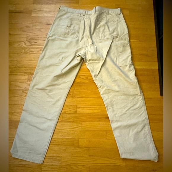 White/Cream Workwear chinos - Picture 2 of 2